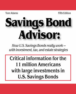 Book cover for Savings Bond Advisor