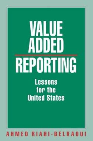Cover of Value Added Reporting