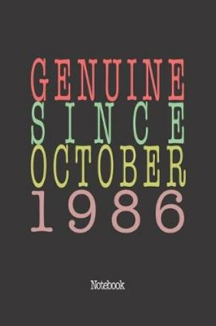 Cover of Genuine Since October 1986