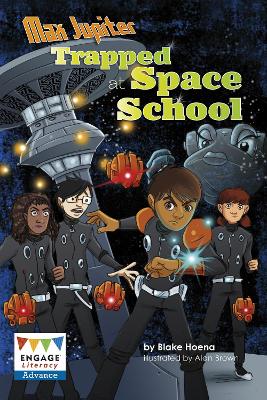 Book cover for Max Jupiter Trapped at Space School