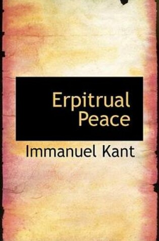 Cover of Erpitrual Peace