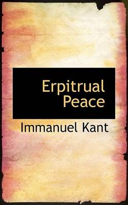 Book cover for Erpitrual Peace