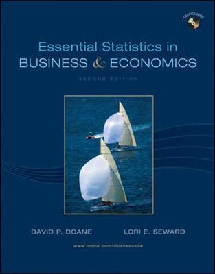 Book cover for Essential Statistics in Business and Economics with Student CD