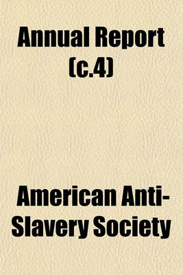 Book cover for Annual Report (C.4)