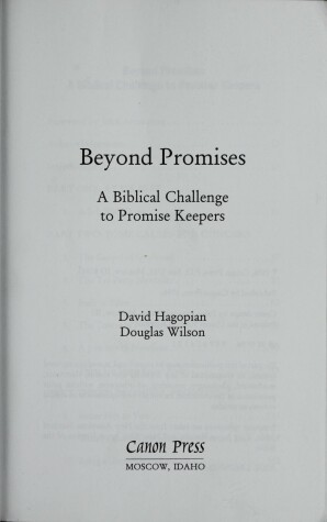 Book cover for Beyond Promises