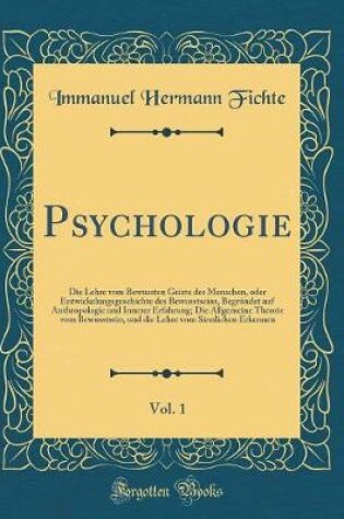 Cover of Psychologie, Vol. 1