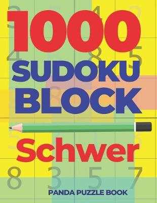 Book cover for 1000 Sudoku Block Schwer