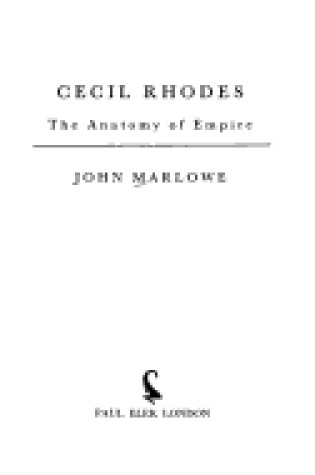 Cover of Cecil Rhodes