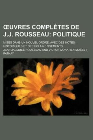 Cover of Uvres Completes de J.J. Rousseau (5)