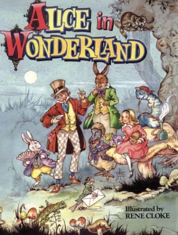 Book cover for Alice in Wonderland