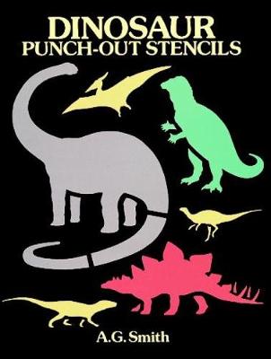 Book cover for Dinosaur Punch-Out Stencils