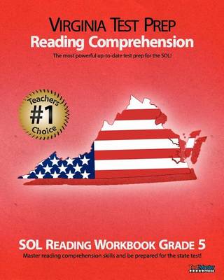 Book cover for Virginia Test Prep Reading Comprehension Sol Reading Workbook Grade 5