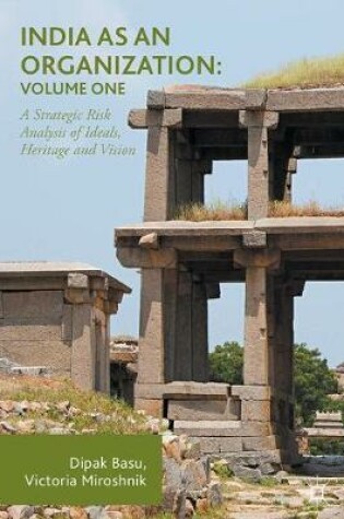 Cover of India as an Organization: Volume One