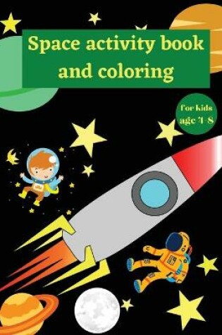 Cover of Space activity book and coloring