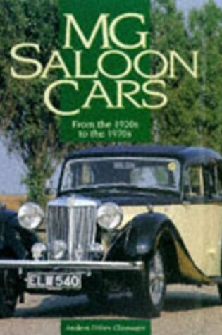 Cover of MG Saloon Cars 1920s-70s
