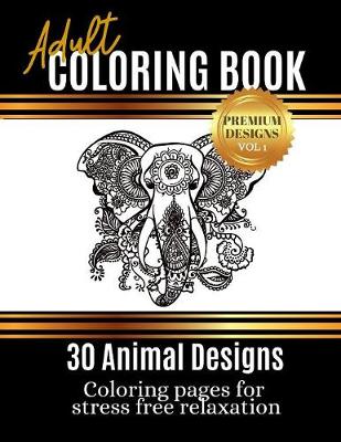 Book cover for Adult Coloring Book