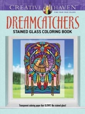 Cover of Creative Haven Dreamcatchers Stained Glass Coloring Book