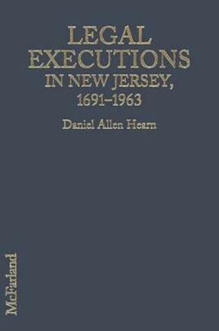 Cover of Legal Executions in New Jersey