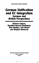 Cover of German Unification and EC Integration