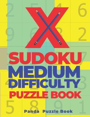 Book cover for X Sudoku Medium Difficulty Puzzle Book