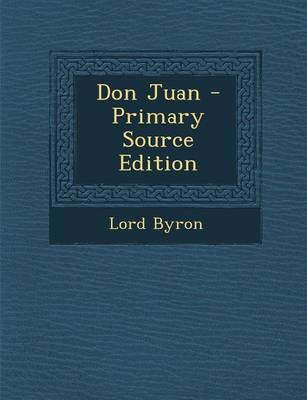 Book cover for Don Juan - Primary Source Edition