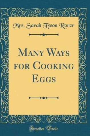 Cover of Many Ways for Cooking Eggs (Classic Reprint)