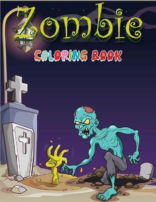 Book cover for Zombie Coloring Book