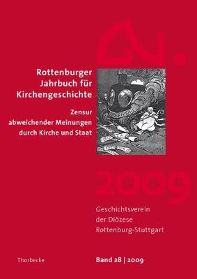 Cover of Rottenburger Jahrbuch Fur Kirchengeschichte 28 (2009)