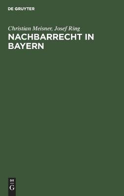 Cover of Nachbarrecht in Bayern