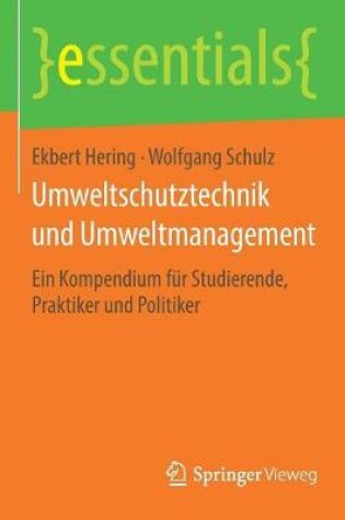 Cover of Umweltschutztechnik und Umweltmanagement