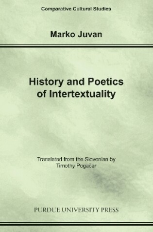 Cover of History and Poetics of Intertexuality