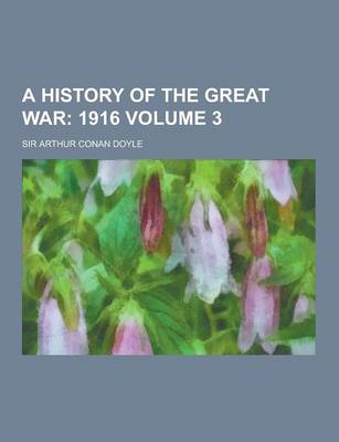 Book cover for A History of the Great War Volume 3