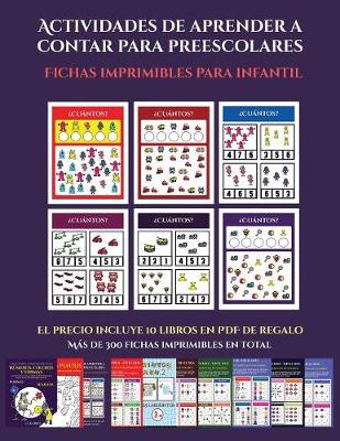 Cover of Fichas imprimibles para infantil (Actividades de aprender a contar para preescolares)