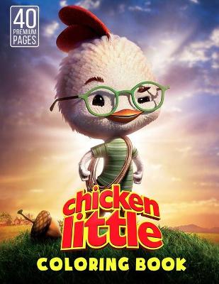 Book cover for Chicken Little Coloring Book