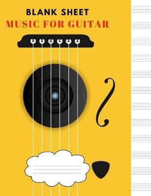 Book cover for Blank Sheet Music for Guitar