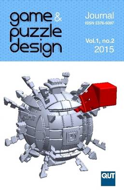 Book cover for Game & Puzzle Design, Vol. 1, No. 2, 2015 (Colour)