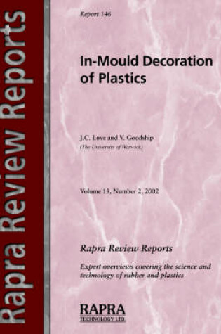 Cover of In-mould Decoration of Plastics