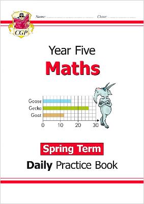 Book cover for KS2 Maths Year 5 Daily Practice Book: Spring Term