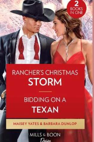 Cover of Rancher's Christmas Storm / Bidding On A Texan