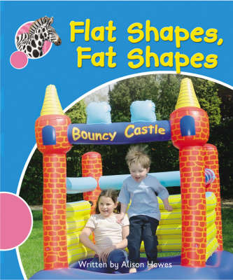 Book cover for Spotty Zebra Pink A Change - Flat Shapes, Fat Shapes