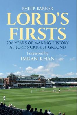 Book cover for Lord's Firsts