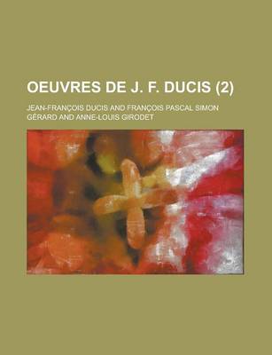 Book cover for Oeuvres de J. F. Ducis (2 )