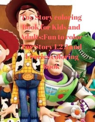 Book cover for Toy Story Coloring Book for Kids and Adults