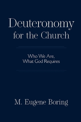 Book cover for Deuteronomy for the Church