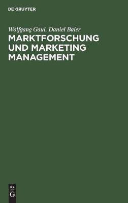 Book cover for Marktforschung und Marketing Management