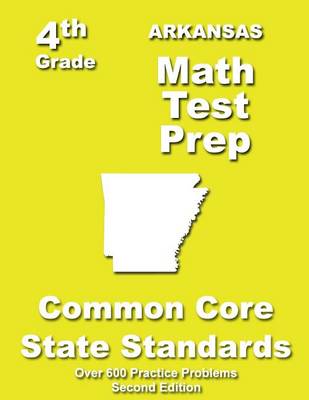 Book cover for Arkansas 4th Grade Math Test Prep