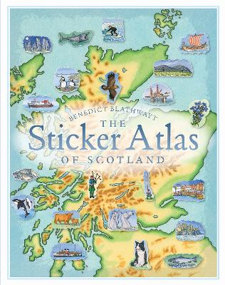 Book cover for The Sticker Atlas of Scotland