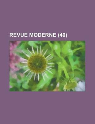 Book cover for Revue Moderne (40)