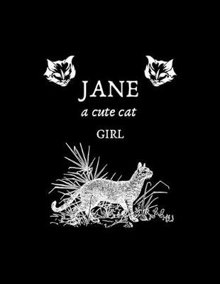 Book cover for JANE a cute cat girl