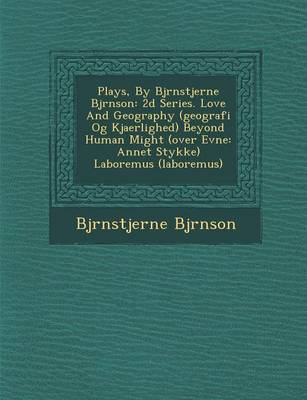 Book cover for Plays, by BJ Rnstjerne BJ Rnson